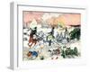 Military transport of the First French Empire-Eugene Courboin-Framed Giclee Print