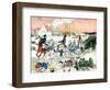 Military transport of the First French Empire-Eugene Courboin-Framed Giclee Print