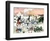 Military transport of the First French Empire-Eugene Courboin-Framed Giclee Print