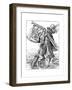 Military Trumpeter, 16th Century-Jost Amman-Framed Giclee Print