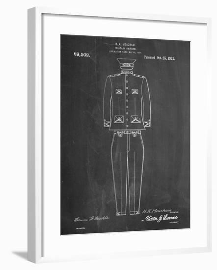 Military Uniform Patent-null-Framed Art Print