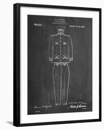 Military Uniform Patent-null-Framed Art Print