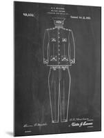 Military Uniform Patent-null-Mounted Art Print