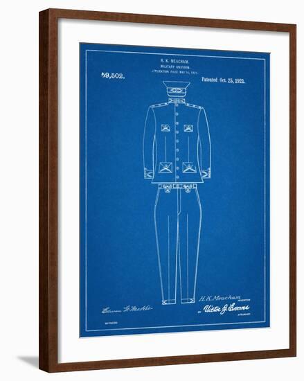 Military Uniform Patent-null-Framed Art Print