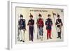 Military Uniforms at Time of Pacific War-null-Framed Giclee Print