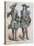 Military Uniforms of Louis XIV Musketeers-null-Stretched Canvas
