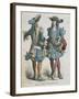 Military Uniforms of Louis XIV Musketeers-null-Framed Giclee Print