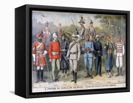 Military Uniforms of the British Colonial Army, 1897-Henri Meyer-Framed Stretched Canvas