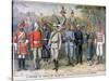 Military Uniforms of the British Colonial Army, 1897-Henri Meyer-Stretched Canvas