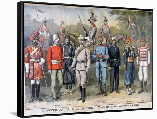 Military Uniforms of the British Colonial Army, 1897-Henri Meyer-Framed Stretched Canvas