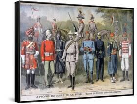 Military Uniforms of the British Colonial Army, 1897-Henri Meyer-Framed Stretched Canvas