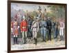 Military Uniforms of the British Colonial Army, 1897-Henri Meyer-Framed Giclee Print