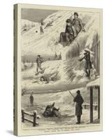 Military Winter Life at Halifax, Nova Scotia-Godefroy Durand-Stretched Canvas