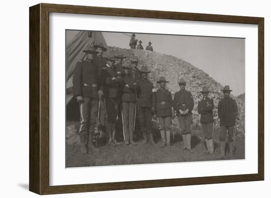 Militia At Cripple Creek, Colorado 1903-null-Framed Art Print