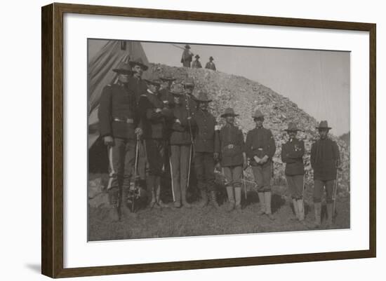 Militia At Cripple Creek, Colorado 1903-null-Framed Art Print