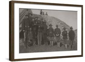 Militia At Cripple Creek, Colorado 1903-null-Framed Art Print