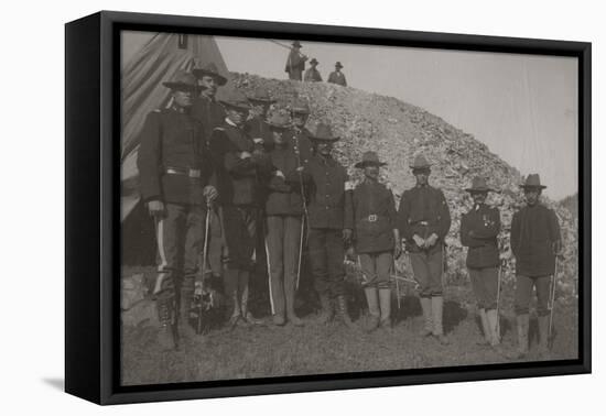 Militia At Cripple Creek, Colorado 1903-null-Framed Stretched Canvas