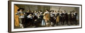 Militia Company of District XI under Command of Reynier Reael, Known as The Meagre Company, 1637-Frans Hals-Framed Giclee Print