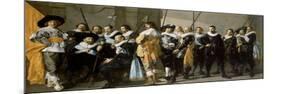 Militia Company of District XI under Command of Reynier Reael, Known as The Meagre Company, 1637-Frans Hals-Mounted Giclee Print