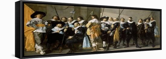 Militia Company of District XI under Command of Reynier Reael, Known as The Meagre Company, 1637-Frans Hals-Framed Stretched Canvas