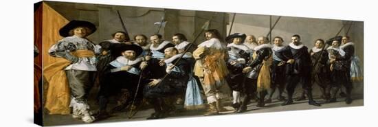 Militia Company of District XI under Command of Reynier Reael, Known as The Meagre Company, 1637-Frans Hals-Stretched Canvas