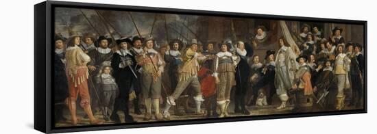 Militiamen of the Company of Captain Roelof Bicker-Bartholomeus Van Der Helst-Framed Stretched Canvas
