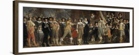 Militiamen of the Company of Captain Roelof Bicker-Bartholomeus Van Der Helst-Framed Premium Giclee Print