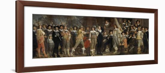 Militiamen of the Company of Captain Roelof Bicker-Bartholomeus Van Der Helst-Framed Premium Giclee Print