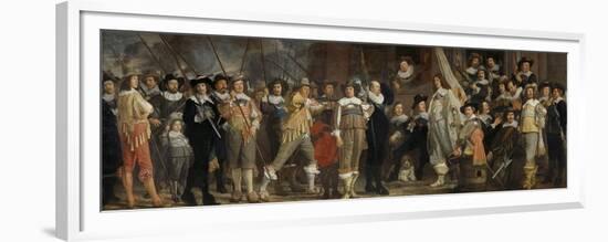 Militiamen of the Company of Captain Roelof Bicker-Bartholomeus Van Der Helst-Framed Premium Giclee Print