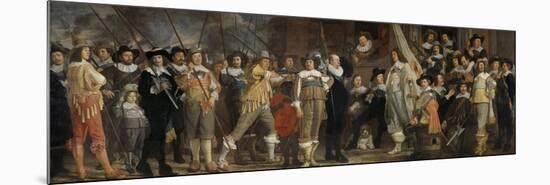 Militiamen of the Company of Captain Roelof Bicker-Bartholomeus Van Der Helst-Mounted Premium Giclee Print