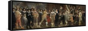 Militiamen of the Company of Captain Roelof Bicker-Bartholomeus Van Der Helst-Framed Stretched Canvas