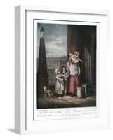 Milk Below Maids, 1793-Luigi Schiavonetti-Framed Giclee Print