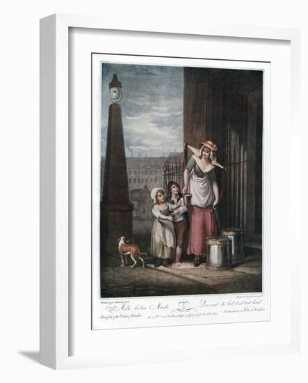 Milk Below Maids, 1793-Luigi Schiavonetti-Framed Giclee Print