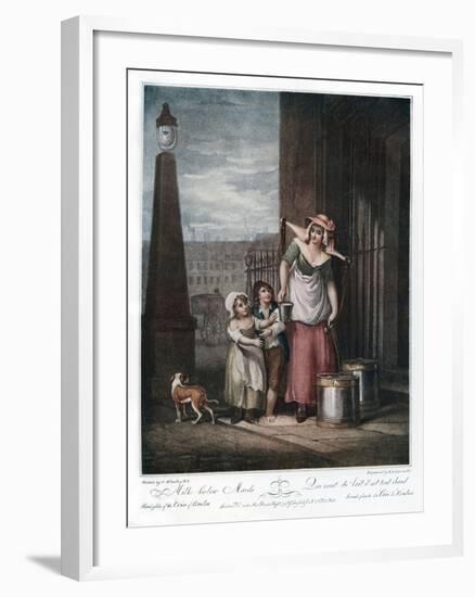 Milk Below Maids, 1793-Luigi Schiavonetti-Framed Giclee Print