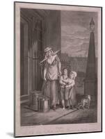 Milk Below Maids, Cries of London, C1795-Luigi Schiavonetti-Mounted Giclee Print