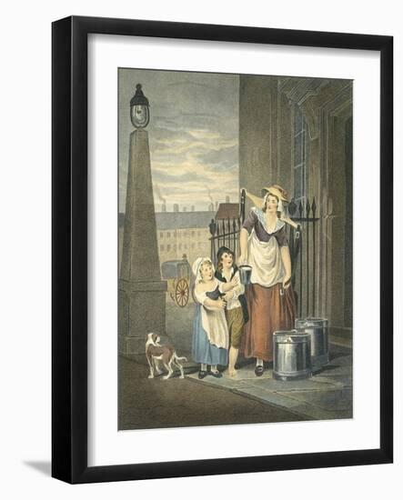 Milk Below Maids-Francis Wheatley-Framed Giclee Print