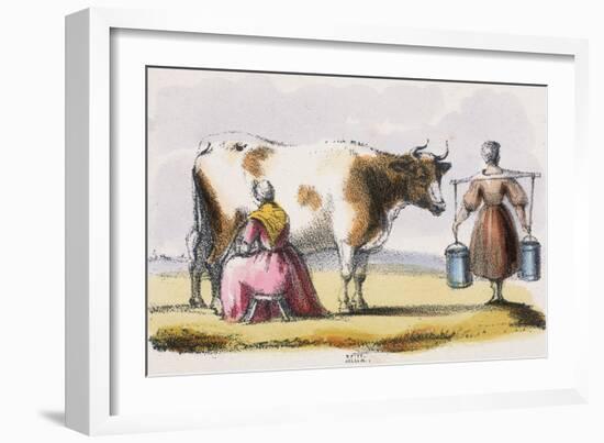 Milk, C1845-Benjamin Waterhouse Hawkins-Framed Giclee Print