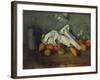 Milk Can and Apples, 1879-1880-Paul Cézanne-Framed Giclee Print