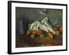 Milk Can and Apples, 1879-1880-Paul Cézanne-Framed Giclee Print