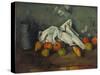 Milk Can and Apples, 1879-1880-Paul Cézanne-Stretched Canvas