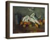 Milk Can and Apples. 1879-80-Paul Cézanne-Framed Giclee Print