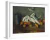 Milk Can and Apples. 1879-80-Paul Cézanne-Framed Giclee Print