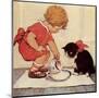 Milk for Kitty-Jessie Willcox Smith-Mounted Art Print