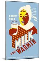 Milk for Warmth-null-Mounted Poster