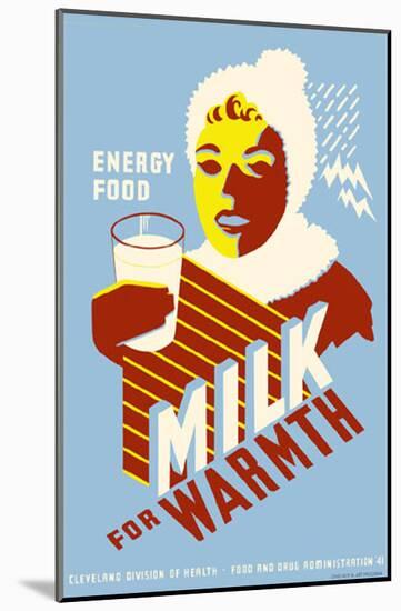 Milk for Warmth-null-Mounted Poster