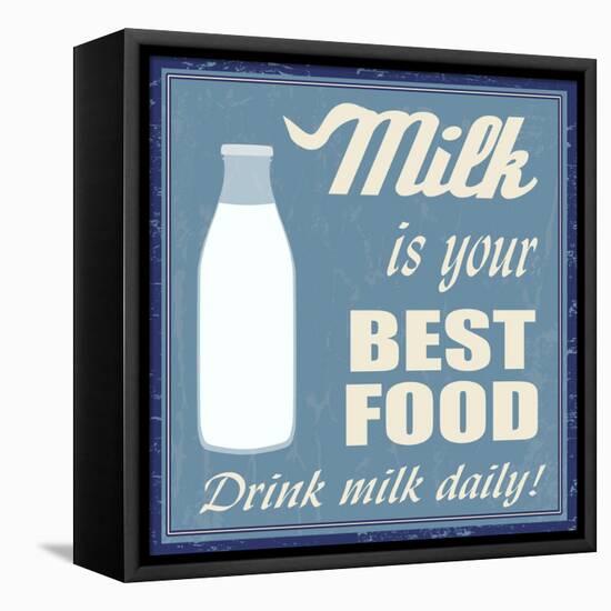 Milk Is Your Best Food-radubalint-Framed Stretched Canvas