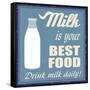 Milk Is Your Best Food-radubalint-Framed Stretched Canvas