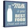 Milk Is Your Best Food-radubalint-Stretched Canvas