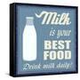 Milk Is Your Best Food-radubalint-Framed Stretched Canvas