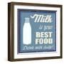 Milk Is Your Best Food-radubalint-Framed Art Print